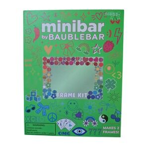 BaubleBar Minibar DIY Frame Kit – Rare & Waitlisted! 2 Decorated 5x7 Frames NIB